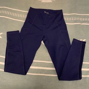 Navy active leggings